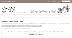 Desktop Screenshot of cacaoart.com