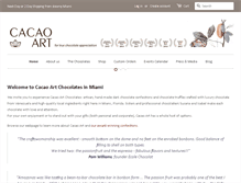 Tablet Screenshot of cacaoart.com